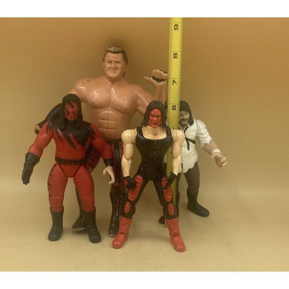 LOT 4 Toy Biz Smash Wrestlers Sting Jakks Pacific Mick Foley Brutus Beefcake - Picture 6 of 9